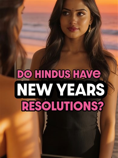 Why Hindus Don’t Make New Year’s Resolutions Most people make New Year’s resolutions. Hindu wisdom takes a different approach. Instead of pressure and promises, Hindu philosophy focuses on intention, awareness, and long-term growth. This is why Hindus traditionally don’t chase resolutions — they set something deeper. Ancient wisdom. Modern life. 🪔 Bite Size Hindu #trending #tiktokindia #newyears #tiktok