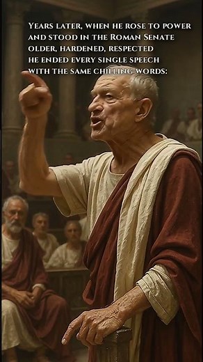 The Man Who Foretold the Death of Carthage #history #rome #carthage