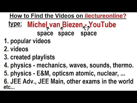 Welcome to ilectureonline! How to Find All The Videos??? (December 2022)