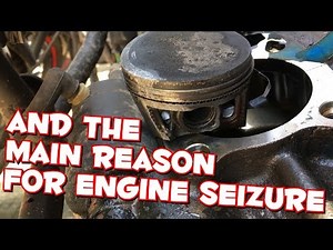 How a SEIZED ENGINE Looks Like | Various Signs Before Seizing
