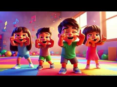 Stretch & Sing! 🎶 Fun Kids Exercise Song | 5-Minute Stretching Workout for Kids