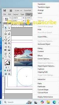 🎥 Place Image in Shape in Adobe InDesign | Easy InDesign Tutorial #Shorts