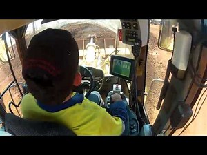 Cat 966 Loading Moxys "from inside cab"