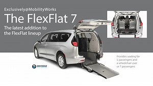 Meet the newest addition to the FlexFlat™ lineup! The FlexFlat 7 rear-entry conversion from Driverge Vehicle Innovations delivers both the flexibility and accessibility you’ve been looking for, now with more seating options for the whole family. This conversion has room for five passengers plus a wheelchair user, or seven ambulatory passengers. Find out what makes this vehicle perfect for both caregivers and passengers: https://bit.ly/3Dutv5b | MobilityWorks