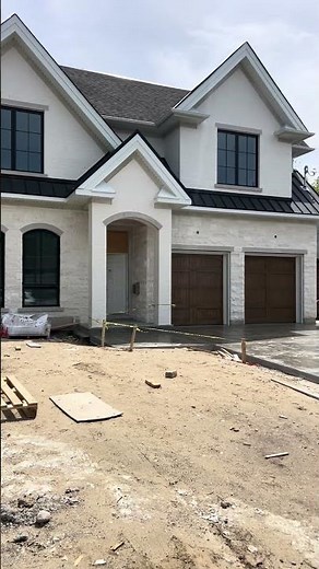 New garage door installation