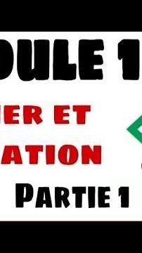 OFPPT: Métier et formation : Révision contrôle fin de module #ofppt