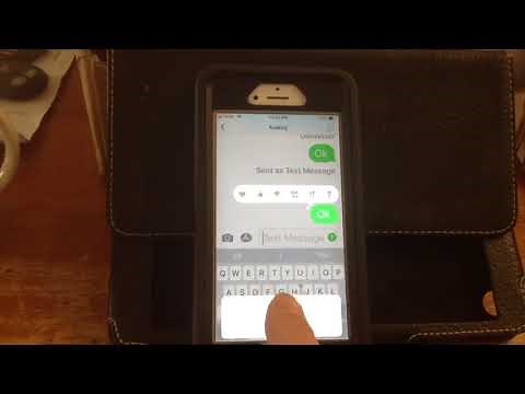 How to do copy and paste in a text message on a iphone