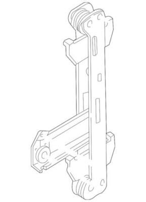 Genuine Ford 2000-2007 Focus Manual Window Regulator Rear Left 2M5Z-5427001-AA | eBay