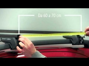 Cómo montar barras de techo universales en un Fiat Sedici