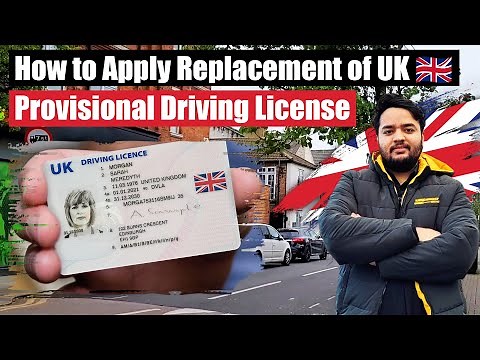 How to Apply Replacement/Re-issue of DVLA UK 🇬🇧 Provisional Driving License if it is Lost
