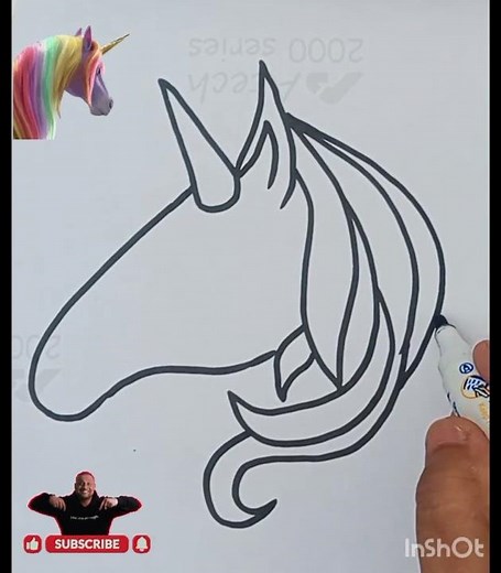 Draw easy unicorn cartoon/#easy #unicorn #drawing #emoji #viral #short #cartoon/Haa-Meem 4science