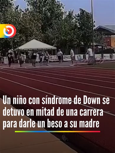 Emotivo momento entre madre e hijo en Juegos Olímpicos Especiales