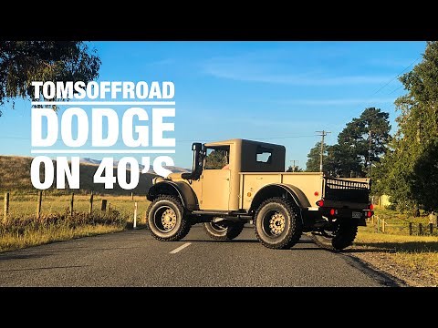 5.9L CUMMINS Swapped DODGE M37 on 40's w/ COMPOUND TURBOS!!! Super CLEAN Build by TOMSOFFROAD!