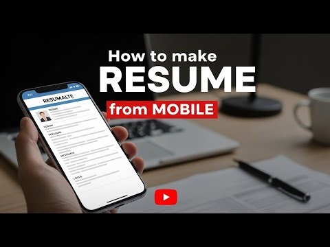 Mobile Se Resume Kaise Banaye | Best Resume Formats for Freshers (Get Hired FAST)