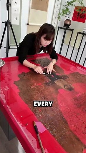 How Is This 500-Year-Old Painting Still Being Saved 🖼️🤯 #art #restoration #history #shorts