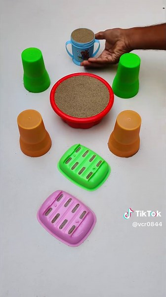 Relaxing Sand Cake Creation with ASMR Sounds