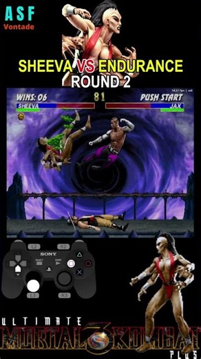 SHEEVA VS ENDURANCE ROUND 2 UMK3 PLUS #arcade #retrogames #umk3