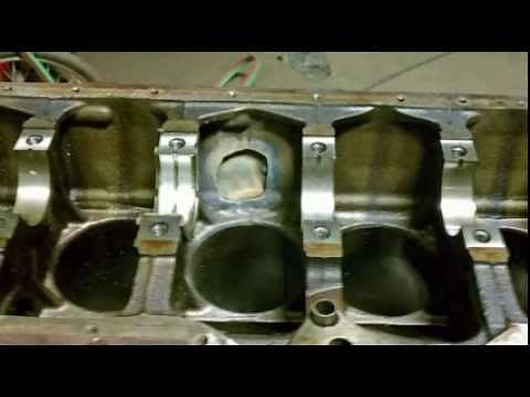Watch This Jeep Engine Get Welded After a Piston Blows Through the Block!