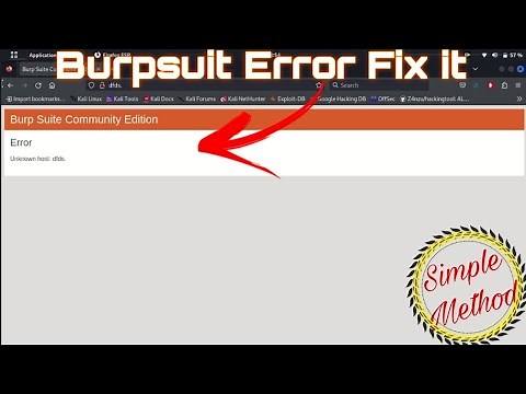 Fix Burp Suite Unknown Host Error | Ultimate Troubleshooting Guide || Tech Tackle