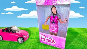 Barbie box fort costume!