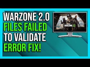 How To Fix Warzone 2.0 Error “Files Failed To Validate & Will Be Reacquired” - 2024