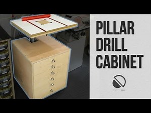 DIY - Rolling / mobile Drill Press Cabinet