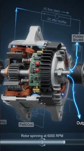 Inside a Car Alternator: How Your Vehicle Generates Electricity!