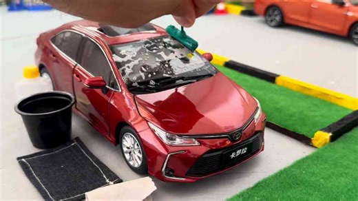 Miniature Diecast Models of City Cars
