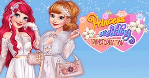 Princess Wedding Transformation 🕹️ Jogue na CrazyGames