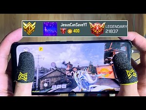 #1 Leaderboard Player HANDCAM In COD Mobile!