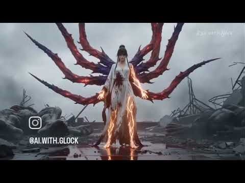 Epic AI Animation: The Blood-Winged Demon Girl's Rampage! 🩸🔥