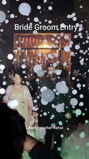 beautiful bride groom entry