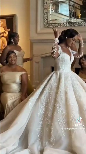 Beautiful black bride|black weddings#wedding modest bride on a budget