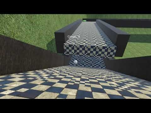 Mon premier essais à la création d'un jeu de golf avec unity