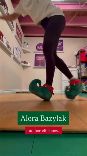 Livin’ That Tap Life on Instagram: "#TapClipOfTheDay: Well, this is different. An elf named Alora Bazylak (@alorabaz; @alorataps) was snowed in today. She said 38 cm of snow fell on her hometown of Saskatoon, Saskatchewan, Canada. For those of you here in the United States who don’t use the metric system, that’s 15 inches. 1 foot and 3 inches. That’s a lot of snow. When you’re a tap dancer and you’re snowed in, there’s not much you can do but tap dance. Alora slipped into her tap shoes and creat