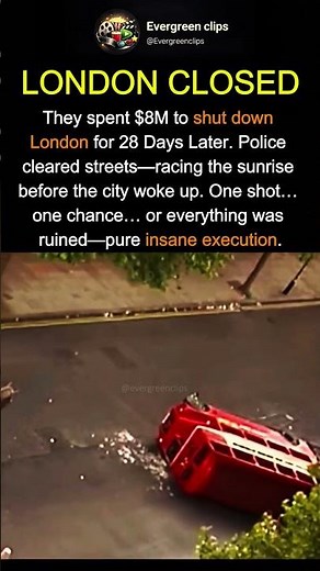 They Spent $8M to Empty London for One Scene in 28 Days Later #movie