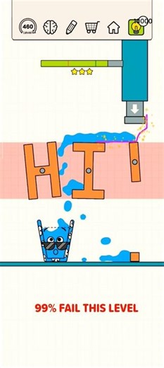 99% Players Fail This Happy Glass Level 💧#shorts #youtubeshorts #happyglass #gaming #viralshorts