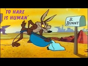 To Hare Is Human 1956 Merrie Melodies Wile E. Coyote and Bugs Bunny Cartoon Short Film | Review