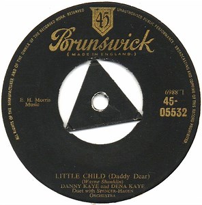 Danny Kaye And Dena Kaye - Little Child (Daddy Dear) / Laugh It Off Upsy Daisey
