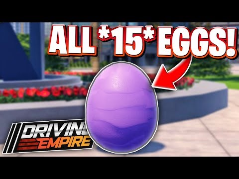 🐰[REAL] ALL 15 EGGS LOCATIONS IN DRIVING EMPIRE! ROBLOX DRIVING EMPIRE EASTER EGG HUNT EVENT 2026