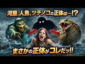 【衝撃】日本の妖怪の正体…実はこの生き物だった⁈都市伝説に潜む妖怪の衝撃的な真実とは！