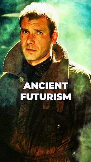 Another example of the ancient futurism style in Blade Runner are the large pyramid-like structures in the city (seen in extreme wide shots and establishing shots), also remeniscent of Mayan temples. #film #movie #bladerunner #ancient #future #architecture #filmclip #history #art
