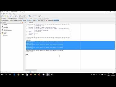 Programar un semaforo con el pic16f628a en microcode studio.