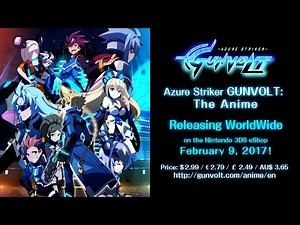 Azure Striker GUNVOLT: The Anime - Official English Release Trailer