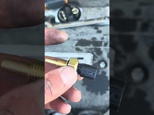 How to P0117 Engine coolant temperature sensor 03-11 Honda element 2.4 DO NOT OVER TIGHTEN NEW PART!
