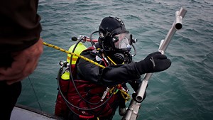 Dive team trains in all kinds of weather