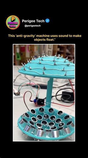 Real Anti-Gravity Machine Using Sound? 🤯#shorts #science #technology #physics #acoustics