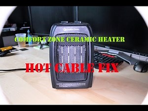 Comfort Zone Ceramic Heater CZ442WM - Repair (Hot Power Cable Problem)