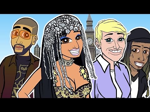 Nicki Minaj - No Frauds ft. Drake, Lil Wayne (CARTOON PARODY)
