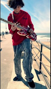 Beat It Pier views, killer riffs—Landon’s Beat It solo hits different. Merch & More - https://linktr.ee/raizedwrong #BeatIt #MichaelJackson #rockmusic #80smusic | Raized Wrong Productions